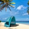 Leisure Sports Pop Up Beach Tent, Instant Sun Shelter, Shade with UV Protection, Easy Set Up, Carry Bag (Turquoise) 636486OCP - alternate 3